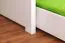Massivholz Stockbett inkl. Rollbett/Ausziehbett für Kinder und Jugendliche | Matratzenmaß: 90 x 200 cm | Weiß Lackiert | umbaubar in 2 Einzelbetten | mit Rollbett | inkl. Rollroste Abbildung