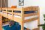 Etagenbett 90 x 190 cm | Massivholz: Buche | Natur Lackiert | umbaubar in zwei Einzelbetten | Premium-Qualität | inkl. Rollroste Abbildung