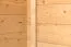 Holz-Gartenhaus 1,98 x 2,3 Meter (inkl. Dach) | Naturbelassen | Satteldach Abbildung