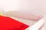 Stockbett 90 x 200 cm | Massivholz: Buche | Weiß Lackiert | umbaubar in zwei Einzelbetten | Premium-Qualität | inkl. Rollroste Abbildung