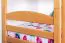 Etagenbett 90 x 200 cm | Massivholz: Buche | Natur Lackiert | umbaubar in zwei Einzelbetten | Premium-Qualität | inkl. Rollroste Abbildung