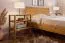 Massivholzbett | 90 x 200 cm | Wildeiche | Geölt | Natur Abbildung