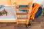 Etagenbett 90 x 190 cm | Massivholz: Buche | Natur Lackiert | umbaubar in zwei Einzelbetten | Premium-Qualität | inkl. Rollroste Abbildung