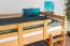 Etagenbett 120 x 190 cm | Massivholz: Buche | Natur Lackiert | umbaubar in zwei Einzelbetten | Premium-Qualität | inkl. Rollroste Abbildung