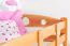 Etagenbett 90 x 200 cm | Massivholz: Buche | Natur Lackiert | umbaubar in zwei Einzelbetten | Premium-Qualität | inkl. Rollroste Abbildung