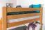 Etagenbett 120 x 190 cm | Massivholz: Buche | Natur Lackiert | umbaubar in zwei Einzelbetten | Premium-Qualität | inkl. Rollroste Abbildung