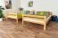 Massivholz Etagenbett für Kinder und Jugendliche | Matratzenmaß: 140 x 200 cm | Natur Lackiert | umbaubar in 2 Einzelbetten | Premium-Qualität | inkl. Rollroste Abbildung