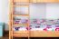 Etagenbett 90 x 200 cm | Massivholz: Buche | Natur Lackiert | umbaubar in zwei Einzelbetten | Premium-Qualität | inkl. Rollroste Abbildung