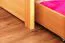 Massivholz Etagenbett inkl. Stauraum für Kinder und Jugendliche | inkl. 2 Schubladen | Matratzenmaß: 90 x 200 cm | Natur Lackiert | umbaubar in 2 Einzelbetten | Premium-Qualität | inkl. Rollroste Abbildung