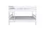 Weißes Stockbett 140 x 200 cm | Massivholz: Buche | umbaubar in zwei Einzelbetten | inkl. Rollroste Abbildung