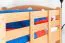 Etagenbett 90 x 200 cm | Massivholz: Buche | Natur Lackiert | umbaubar in zwei Einzelbetten | Premium-Qualität | inkl. Rollroste Abbildung