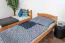 Etagenbett 90 x 190 cm | Massivholz: Buche | Natur Lackiert | umbaubar in zwei Einzelbetten | Premium-Qualität | inkl. Rollroste Abbildung