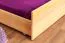 Massivholz Etagenbett inkl. Rollbett/Ausziehbett für Kinder und Jugendliche | Matratzenmaß: 90 x 200 cm | Natur Lackiert | umbaubar in 2 Einzelbetten | mit Rollbett | inkl. Rollroste Abbildung
