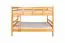 Massivholz Etagenbett für Kinder und Jugendliche | Matratzenmaß: 140 x 200 cm | Natur Lackiert | umbaubar in 2 Einzelbetten | Premium-Qualität | inkl. Rollroste Abbildung