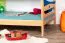 Etagenbett 90 x 190 cm | umbaubar in zwei Einzelbetten | Massivholz: Buche | Natur Lackiert | inkl. Rollroste Abbildung
