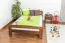 Kinderbett 120 x 200 cm | Massivholz: Kiefer | Nuss Lackiert | inkl. Rollrost Abbildung