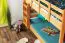 Etagenbett 90 x 190 cm | umbaubar in zwei Einzelbetten | Massivholz: Buche | Natur Lackiert | inkl. Rollroste Abbildung