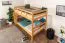 Etagenbett 120 x 200 cm | Massivholz: Buche | Natur Lackiert | umbaubar in zwei Einzelbetten | Premium-Qualität | inkl. Rollroste Abbildung