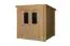 Holz-Gartenhaus 2,3 x 1,18 Meter (inkl. Dach) | Naturbelassen | Pultdach Abbildung