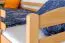Etagenbett 90 x 190 cm | Massivholz: Buche | Natur Lackiert | umbaubar in zwei Einzelbetten | Premium-Qualität | inkl. Rollroste Abbildung