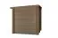Holz-Gartenhaus 1,98 x 2,08 Meter (inkl. Dach) | Naturbelassen | Pultdach Abbildung