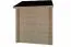 Holz-Gartenhaus 1,98 x 2,08 Meter (inkl. Dach) | Naturbelassen | Pultdach Abbildung