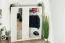 2 Meter breiter Kleiderschrank mit 2 Türen | Farbe: Weiß Abbildung