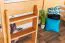 Jugendhochbett 90 x 190 cm | Massivholz: Buche | Natur Lackiert | umbaubar in Einzelbett | Premium-Qualität | inkl. Rollrost Abbildung