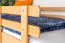 Etagenbett für Kinder 90 x 190 cm | Massivholz: Buche | Natur Lackiert | umbaubar in 2 Einzelbetten | inkl. Rollroste Abbildung