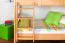 Etagenbett für Kinder 90 x 200 cm | Massivholz: Buche | Natur Lackiert | umbaubar in 2 Einzelbetten | inkl. Rollroste Abbildung