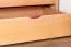 90 x 200 cm Stockbett mit Stauraum / 2 Schubladen für Jugendliche Massivholz: Buche | Natur Lackiert | umbaubar in 2 Einzelbetten | Premium-Qualität | inkl. Rollroste Abbildung