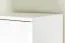Kleiderschrank | 2 Drehtüren | 1 Schublade | 8 Fächer | mit Kleiderstange | 50 cm breit | Farbe: Weiß Abbildung