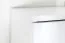 Schmaler 80 cm breiter Kleiderschrank mit 2 Türen | Farbe: Weiß Abbildung
