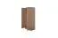 82 cm breiter Kleiderschrank mit 2 Türen | Farbe: Braun Abbildung