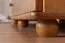 Kleiderschrank | 3 Drehtüren | 4 Schubladen | 4 Fächer | mit Kleiderstange | 154 cm breit | Massivholz | Farbe: Eiche Rustikal Abbildung