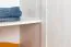 97 cm breiter Kleiderschrank mit 2 Türen | Farbe: Weiß Abbildung