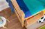 90 x 200 cm Etagenbett mit Stauraum / 2 Schubladen für Kinder Massivholz: Buche | Natur Lackiert | umbaubar in 2 Einzelbetten | Premium-Qualität | inkl. Rollroste Abbildung