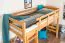 Hochbett für Kinder 90 x 190 cm | Massivholz: Buche | Natur Lackiert | umbaubar in Einzelbett | Premium-Qualität | inkl. Rollrost Abbildung