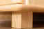 Kleiderschrank | 2 Drehtüren | 1 Fach | mit Kleiderstange | 90 cm breit | Massivholz | Farbe: Natur Abbildung