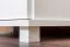 80 cm breiter Kleiderschrank mit 2 Türen, 8 Fächern und 2 Schubladen aus Massiv-Holz | Farbe: Weiß | Tiefe: 50 cm Abbildung