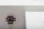 Kleiderschrank | 2 Drehtüren | 1 Schublade | 1 Fach | mit Kleiderstange | 102 cm breit | Massivholz | Farbe: Weiß Abbildung