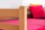 Etagenbett für Kinder 90 x 200 cm | Massivholz: Buche | Natur Lackiert | umbaubar in 2 Einzelbetten | inkl. Rollroste Abbildung