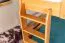 Etagenbett für Kinder 140 x 200 cm | Massivholz: Buche | Natur Lackiert | umbaubar in 2 Einzelbetten | inkl. Rollroste Abbildung