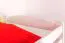 Etagenbett für Kinder 90 x 200 cm | Massivholz: Buche | Weiß Lackiert | umbaubar in 2 Einzelbetten | inkl. Rollroste Abbildung