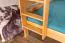 Etagenbett für Kinder 140 x 200 cm | Massivholz: Buche | Natur Lackiert | umbaubar in 2 Einzelbetten | inkl. Rollroste Abbildung