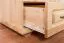 Kleiderschrank | 2 Drehtüren | 1 Schublade | 1 Fach | mit Kleiderstange | 95 cm breit | Massivholz | Farbe: Natur Abbildung