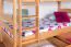 90 x 200 cm Stockbett mit Stauraum / 2 Schubladen für Jugendliche Massivholz: Buche | Natur Lackiert | umbaubar in 2 Einzelbetten | Premium-Qualität | inkl. Rollroste Abbildung
