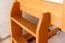 Stockbett für Jugendliche 120 x 200 cm | Massivholz: Buche | Natur Lackiert | umbaubar in 2 Einzelbetten | inkl. Rollroste Abbildung