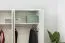 Kleiderschrank | 6 Drehtüren | 4 Schubladen | 5 Fächer | mit 3 Kleiderstangen | 277 cm breit | Farbe: Weiß Abbildung