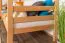 Etagenbett für Kinder 90 x 200 cm | Massivholz: Buche | Natur Lackiert | umbaubar in 2 Einzelbetten | inkl. Rollroste Abbildung